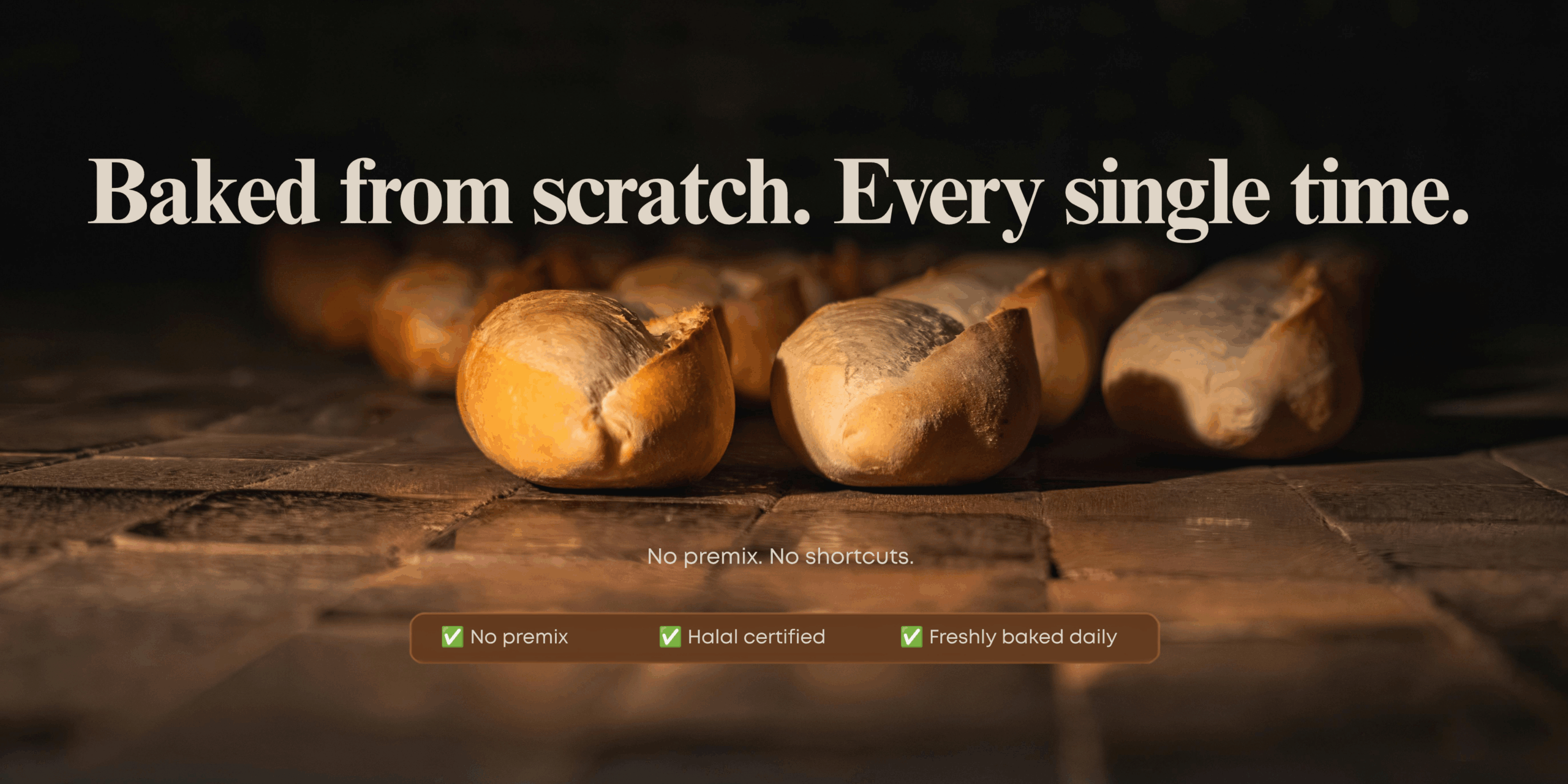 Artisan Bakery Website Hero